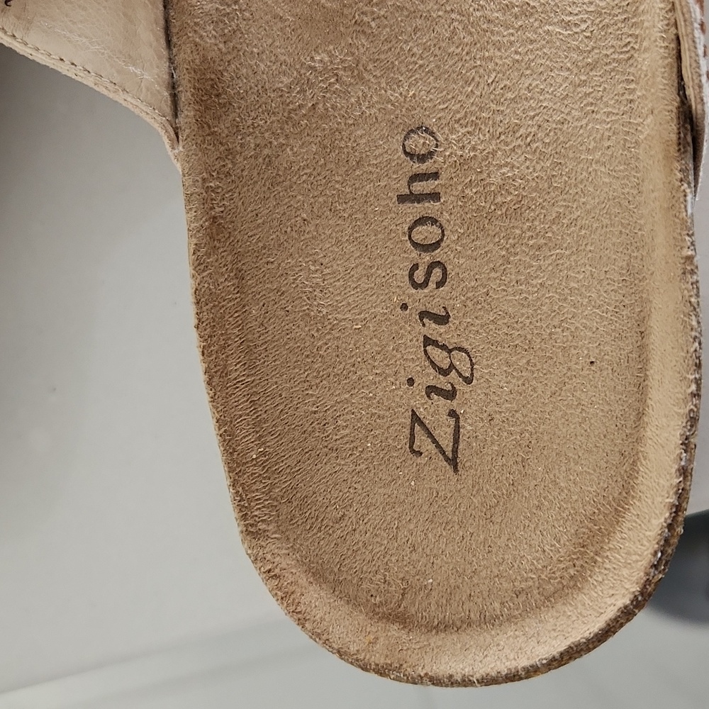 Zigi Soho women's size 8 comfortable beaded sandals with toepost - Picture 4 of 5